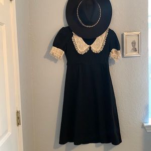 Wednesday Adams Style Vintage dress! 🖤💀